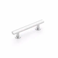 SCHAUB 560-26 Schaub  3-1/2" Center to Center Heathrow Cabinet Pull Polished Chrome Finish