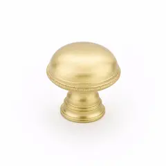 SCHAUB 572-SB Schaub  1-1/4" Atherton Cabinet Knob Satin Brass Finish