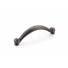 SCHAUB 64-EBZ Schaub  Cabriole 3-3/4" Center to Center Cabinet Pull Empire Bronze Finish