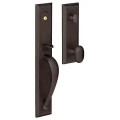 Baldwin 6403112ENTR Knob Entry Cody Full Escutcheon Emergency Egress Handleset Venetian Bronze Finish