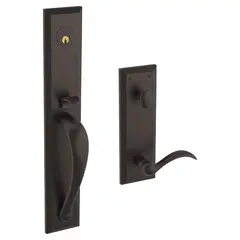 Baldwin 6403112LENT Left Hand Lever Entry Cody Full Escutcheon Emergency Egress Handleset Venetian Bronze Finish