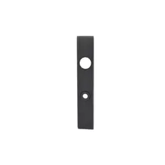 Baldwin 6502190KCOS Lakeshore Exterior Escutcheon Cut for Cylinder Satin Black Finish