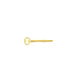 Baldwin 6703031 Emergency Bit Key Unlacquered Brass Finish