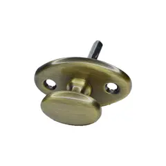 Baldwin 6751050 Oval Turn Piece Antique Brass Finish