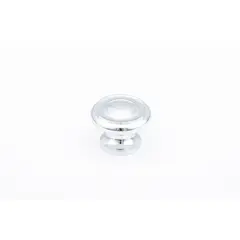 SCHAUB 704-26 Schaub  1-1/2" Colonial Cabinet Knob Polished Chrome Finish