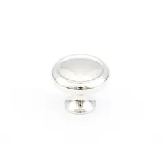 SCHAUB 711-PN Schaub  1-1/4" Country Traditional Cabinet Knob Polished Nickel Finish