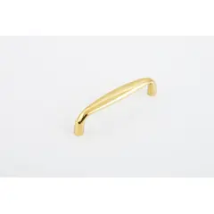 SCHAUB 732-03 Schaub  4" Center to Center Traditional Cabinet Pull Bright Brass Finish