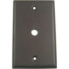 Rusticware 781ORB Single Cable Switch Plate Oil Rubbed Bronze Finish