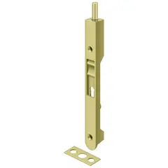 Deltana 7FBR3 7" Flush Bolt; Heavy Duty; Bright Brass Finish