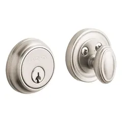 Baldwin 8031056KD12 Cylinder for Non Egress Handlesets and Deadbolts Lifetime Satin Nickel Finish