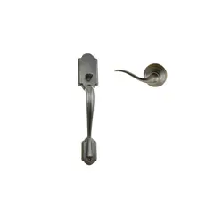 Kwikset 815ANTNLRH-11P Right Hand Passage Arlington Handleset with Interior Right Hand Tustin Trim; No Deadbolt with 6AL Latch and RCS Strike Venetian Bronze Finish