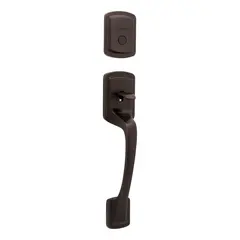 Kwikset 819PGHLIP-11P Dummy Prague Exterior Handleset Venetian Bronze Finish