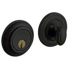 Baldwin 8231190 Traditional 2-1/8" Single Cylinder Deadbolt Satin Black Finish