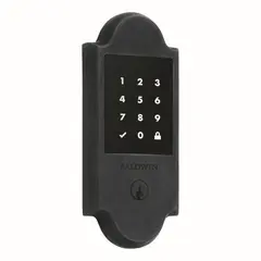 Baldwin 8235102 Stand Alone Boulder Touchscreen Deadbolt with Schlage C Keyway Oil Rubbed Bronze Finish