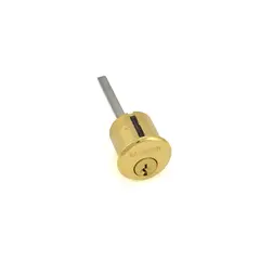 Baldwin 8333031 Rim Cylinder Unlacquered Brass Finish