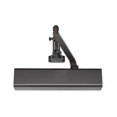 Norton Closers 8501H690 Adjustable Hold Open Surface Mount Door Closer with Full Cover and Sex Nuts Dark Bronze Finish