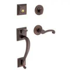 Baldwin 85320112ENTR Madison Sectional Tubular Single Cylinder Handleset Venetian Bronze Finish