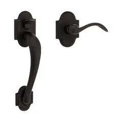 Baldwin 85353102ACLH Boulder Left Hand Sectional Handleset Less Deadbolt Oil Rubbed Bronze Finish