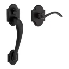 Baldwin 85353402ACRH Boulder Right Hand Sectional Handleset Less Deadbolt Distressed Oil Rubbed Bronze Finish