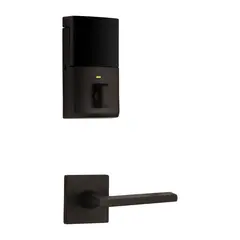 Baldwin 85392102RENT Minneapolis Full Escutcheon Right Hand Single Cylinder Entry Tubular Handleset with 5162 Lever Oil Rubbed Bronze Finish