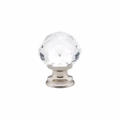 Emtek 86003US14 Diamond 1" Cabinet Knob Polished Nickel Lifetime Finish