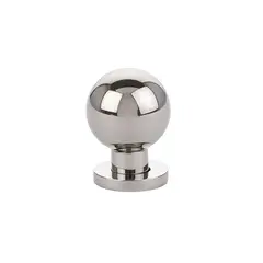 Emtek 86152US14 Modern Globe 1" Cabinet Knob Polished Nickel Lifetime Finish