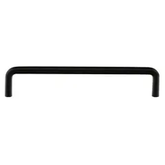 Emtek 86249US19 Wire Cabinet Pull with 6" Center To Center Flat Black Finish