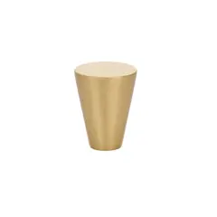 Emtek 86261US4 Cone 1" Cabinet Knob Satin Brass Finish