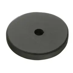 Emtek 86341FB Sandcast Bronze Round Backplate for Cabinet Knob Flat Black Bronze Finish