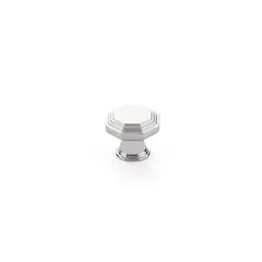 Emtek 86465US14 Midvale 1-1/4" Cabinet Knob Polished Nickel Lifetime Finish