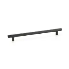 Emtek 86680US19 Mod Hex Cabinet Pull with 10" Center to Center Flat Black Finish