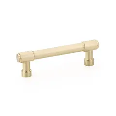 Emtek 86686US4 Jasper Cabinet Pull with 3-1/2" Center to Center Satin Brass Finish