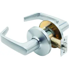 Best 9K30N15DS3626 9K Series 2-3/4" Backset Passage 15 Lever and D Rose with ANSI Strike Satin Chrome Finish