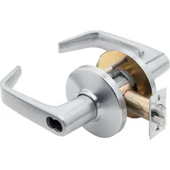 Best 9K37D15CS3626 9K Series 2-3/4" Backset 7 Pin Storeroom 15 Lever and C Rose with ANSI Strike Less Core Satin Chrome Finish