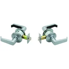 Schlage Commercial A10LEV626 A Series Passage Levon Lock with 11116 Latch 10001 Strike Satin Chrome Finish