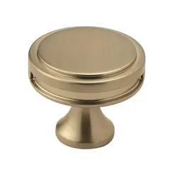 Amerock BP36603BBZ 1-3/8" (35 mm) Oberon Cabinet Knob Golden Champagne Finish