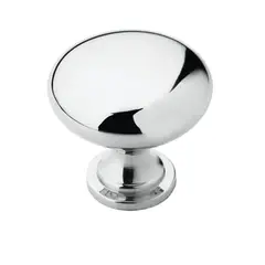 Amerock BP5300526 1-1/4" (32 mm) Diameter Allison Value Cabinet Knob Bright Chrome Finish