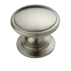 Amerock BP53012G10 1-1/4" (32 mm) Diameter Allison Value Cabinet Knob Satin Nickel Finish