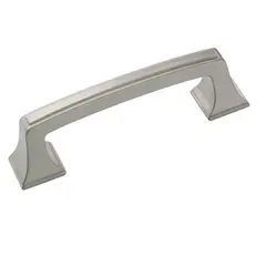 Amerock BP53030G10 3" (76 mm) Center to Center Mulholland Cabinet Pull Satin Nickel Finish