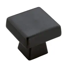 Amerock BP55273BBR 1-1/2" (38 mm) Blackrock Oversized Square Cabinet Knob Black Bronze Finish