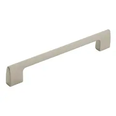 Amerock BP55368G10 6-5/16" (160 mm) Center to Center Riva Cabinet Pull Satin Nickel Finish