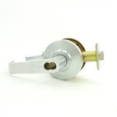 Dexter Commercial C2000ENTRR626SFIC Entry / Office Grade 2 Regular Lever Non Clutching Cylindrical Lock with Small Format IC Prep; 2-3/4" Backset; and ANSI Strike Satin Chrome Finish