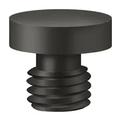 Deltana CHBU10B Button Tip; Oil Rubbed Bronze Finish