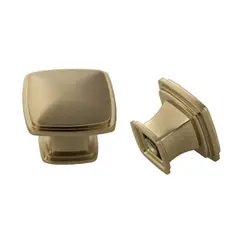 Crown Cabinet Hardware CHK81091RG 1-1/4" Square Cabinet Knob Rose Gold Finish