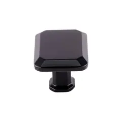 Crown Cabinet Hardware CHK92430BK 1-1/2" Rectangle Cabinet Knob Matte Black Finish