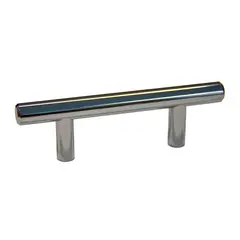 Crown Cabinet Hardware CHP104PC 4" Bar Cabinet Pull with 2-1/2" Center to Center Diameter Polished Chrome Finish