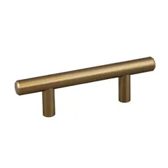 Crown Cabinet Hardware CHP104RG 4" Bar Cabinet Pull with 2-1/2" Center to Center Diameter Rose Gold Finish