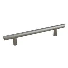 Crown Cabinet Hardware CHP107SN 7" Bar Cabinet Pull with 5" Center to Center Diameter Satin Nickel Finish