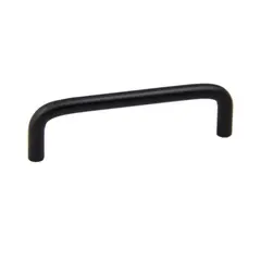 Crown Cabinet Hardware CHP355BK 4-3/8" Wire Cabinet Pull with 4" Center to Center Matte Black Finish