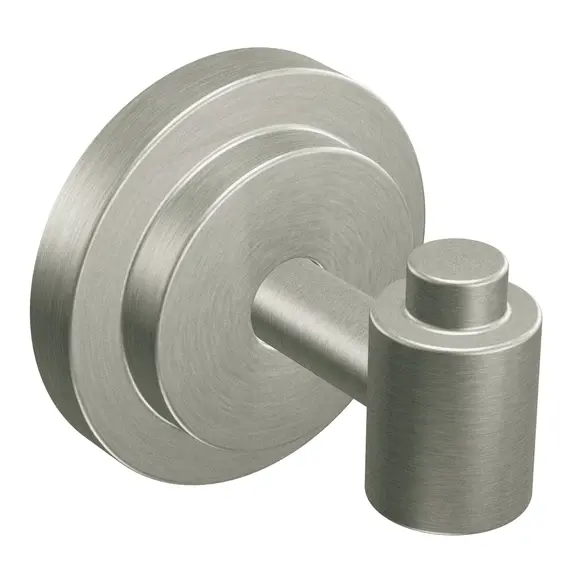 Moen DN0703BN Iso Single Robe Hook Brushed Nickel Finish